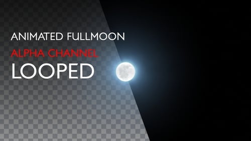 Mond mit Alpha-Kanal