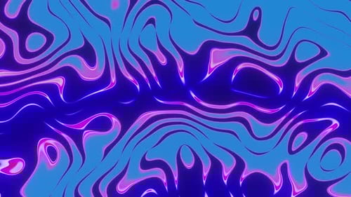 Vibrant Abstract Fluid Waves Seamless Loop Background