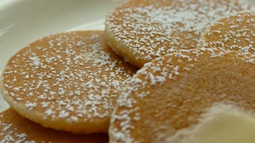 Sweet dessert Pancake with fruit