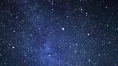 Infinity of galaxies and stars throughout the universe. Seamless looped repetitive animation.