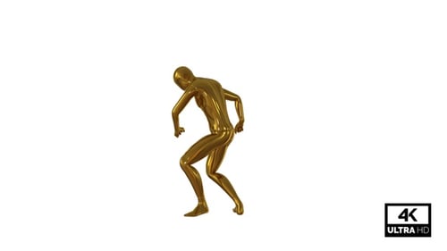 Twist Dancing Character Animation Golden V3