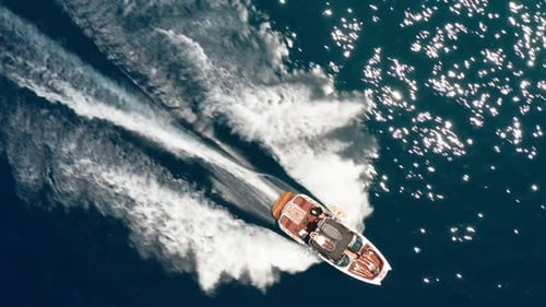 Motor Boat Top Shot