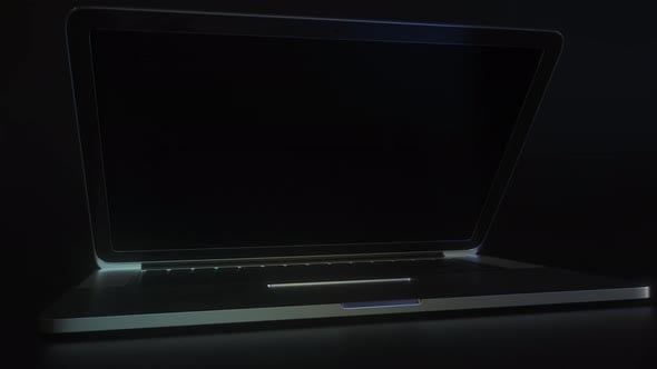 EOS Text Made with Computer Code on the Laptop Screen, Miscellaneous ...