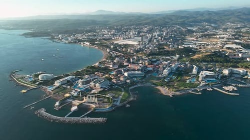 Hotels Filmed on a Drone Turkey Alanya Avsallar 4 K