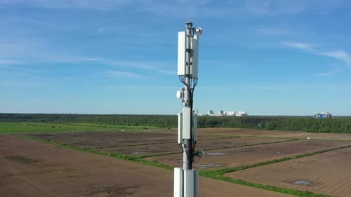 Cellular GSM Tower with 3g 4g 5g Transmitter