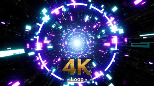 Sci Fi VJ Tunnel