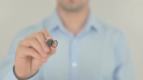 Office, Writing on Transparent Screen