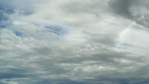 Time Lapse of Clouds Drifting in Sky