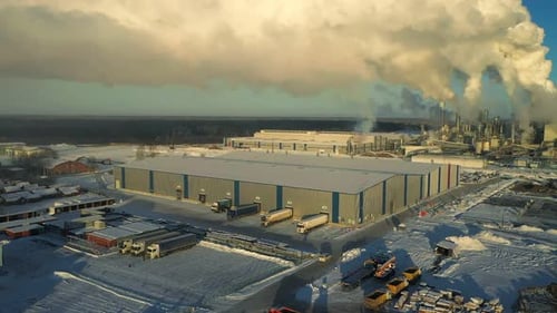 Una huida sobre una gran empresa industrial