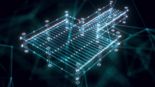 Wood Port Hologram Close Up 4k