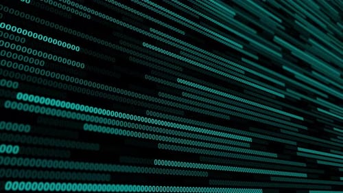 Binary code abstract technology background. Global network