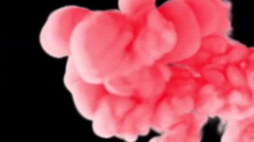 Dynamic Red Smoke Ink Reveal Transition