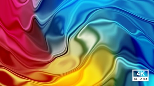 Vibrant Liquid Colorful Abstract Background Animation