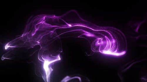 Purple Particles Background