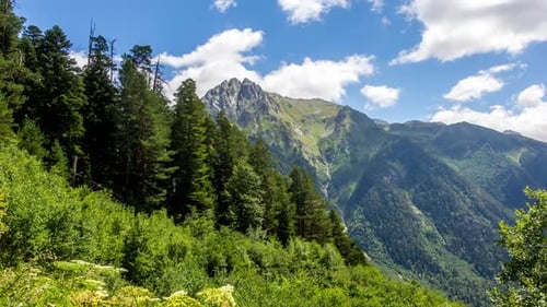Clouds Over the Mountain Valley