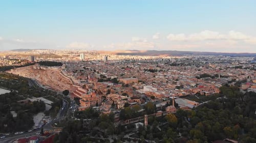 Static View Of Historical Ancient City Urfa Center