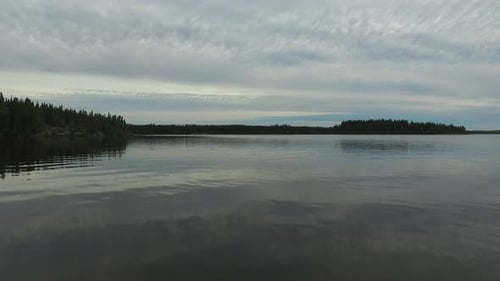 Landscape with lake