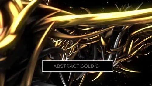 Abstraktes Gold 2