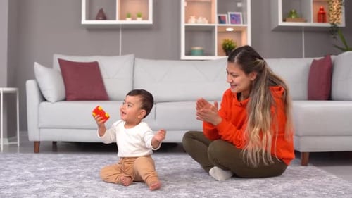 Baby and mom happy.