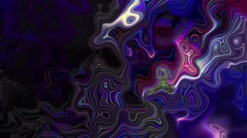 Abstract Fluid Glowing Lines Background Animation