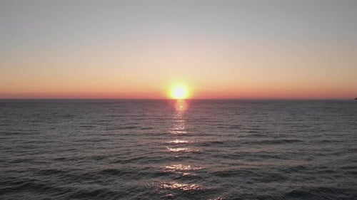 Unglaublicher Sonnenuntergang am Meer
