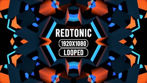 Abstract Geometric Looping Tunnel Background