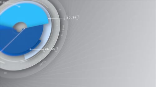Dynamic 3D Pie Chart Animation for Business Data Presentation