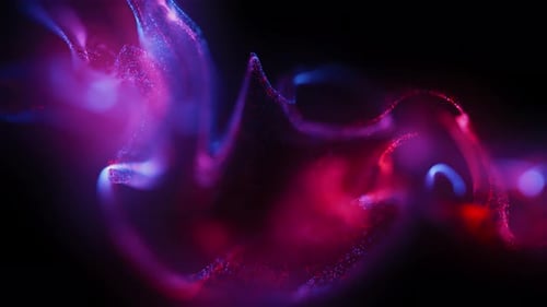 Vibrant Abstract Particle Flow Background Visual