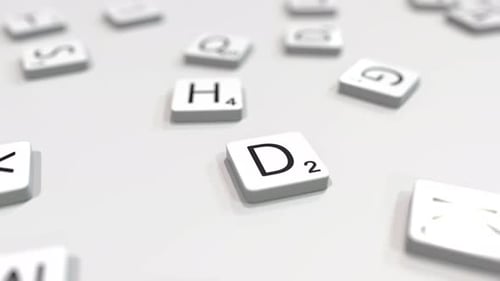 Composing DUBLIN City Name with Letters