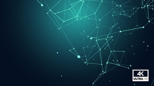 Abstract Digital Plexus Network Technology Background