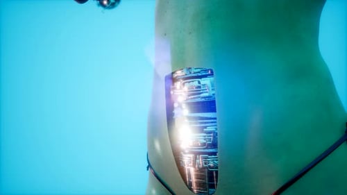 Synthetic Human Body Revealing Bionic Internal Structure