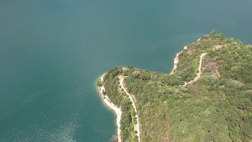 Aerial Lake and Forest