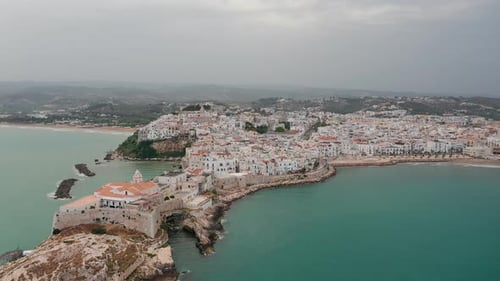 Aerial view of Vieste
