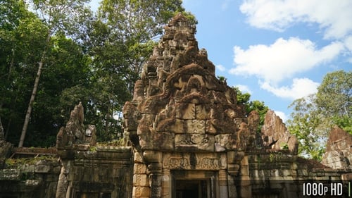 Ta Som Tempel Antike Ruinen Parallax in Siem Reap, Kambodscha