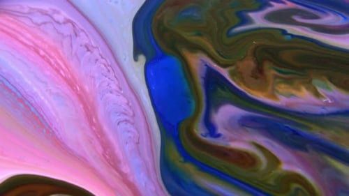 Swirling Paints Abstract Colorful Background Texture