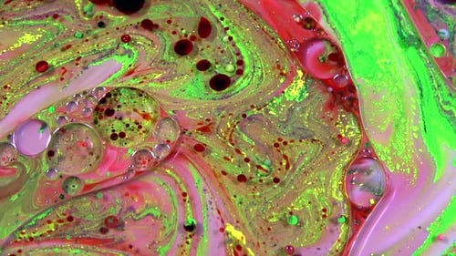 Farbexplosion abstrakte lebendige Kunst Malerei