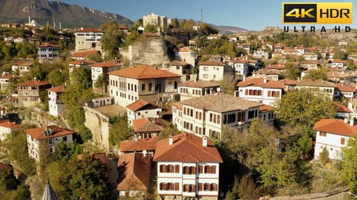Aerial View of Historic Safranbolu, Turkey