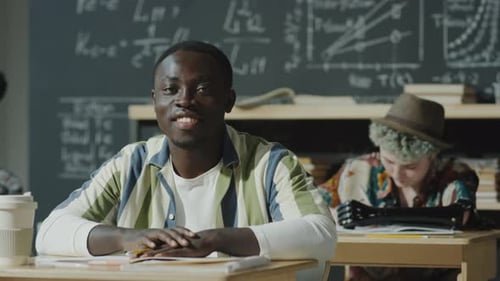Portrait of African American College Student