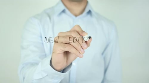 New Edition�, Writing On Screen