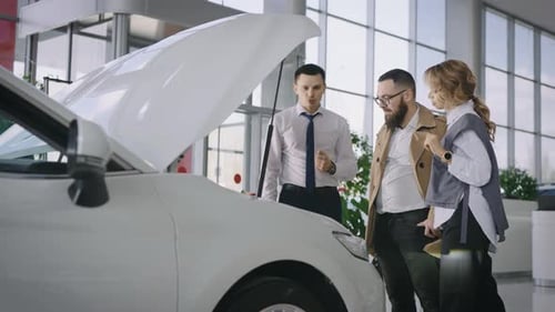 Modern Car Dealership