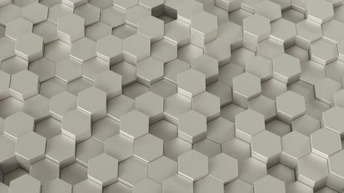 Abstract Hexagonal Grid Motion Loop Background