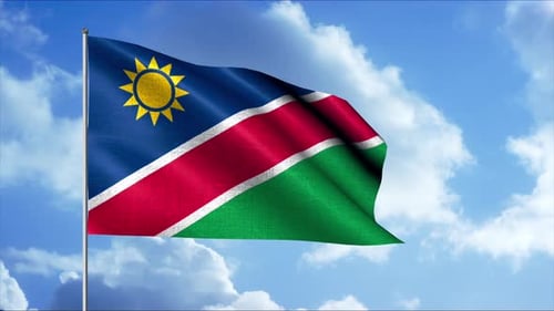 Flagge Namibias