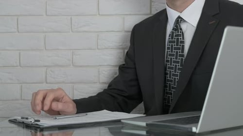 Handshake in the Office