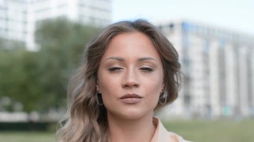 Woman's Portrait in an Urban Setting