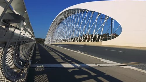 A Modern Bridge on a Sunny Day
