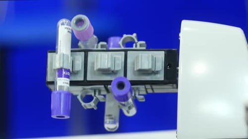 Automated Testing of Blood Vials for Healthcare