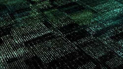 Futuristic Digital Data Flow Grid Background Animation