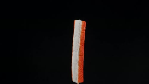 crab stick close up