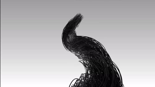 Abstract Dynamic Flowing Lines Background Animation