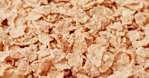 Crispy Corn Flakes Close Up Shot